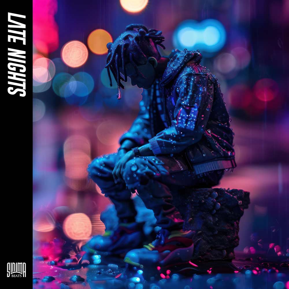 Clay Figure of Conflicted Emo Rapper City Lights Rainfall