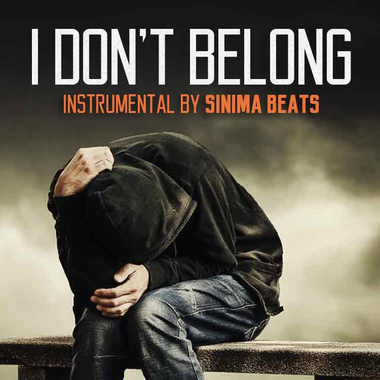 Sinima Beats - I Don't Belong Instrumental (Rap Music Album Hip Hop)