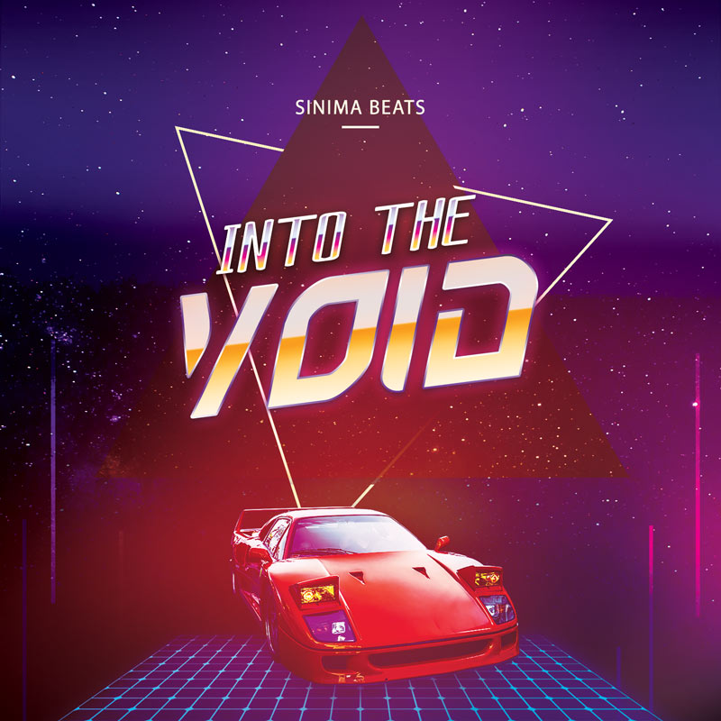 Sinima Beats - Into the Void Instrumental (Synth Wave 80's Inspired Rap Beat)