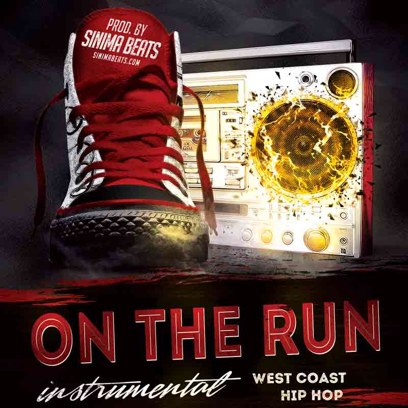 Sinima Beats - On the Run Instrumental (Hip Hop, West Coast, Funk)