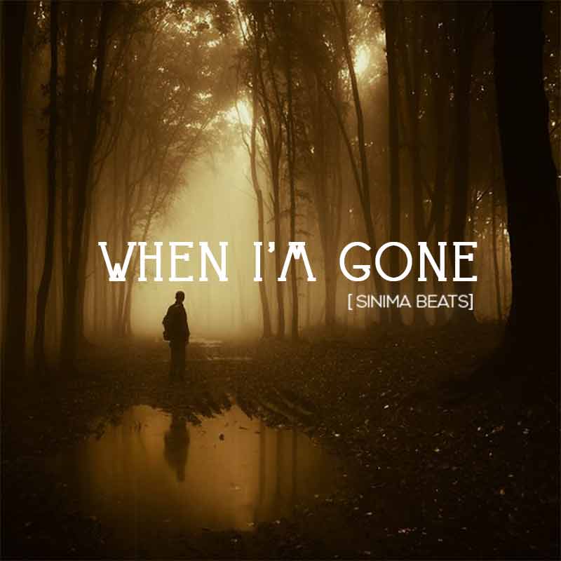 Sinima Beats - When I'm Gone (Smooth R&B Rap Beat with Piano Melodic Heartfelt)